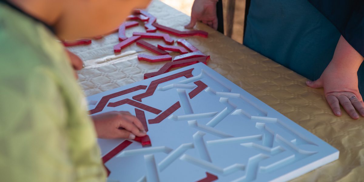 El diseño de motivos geométricos es el primer paso