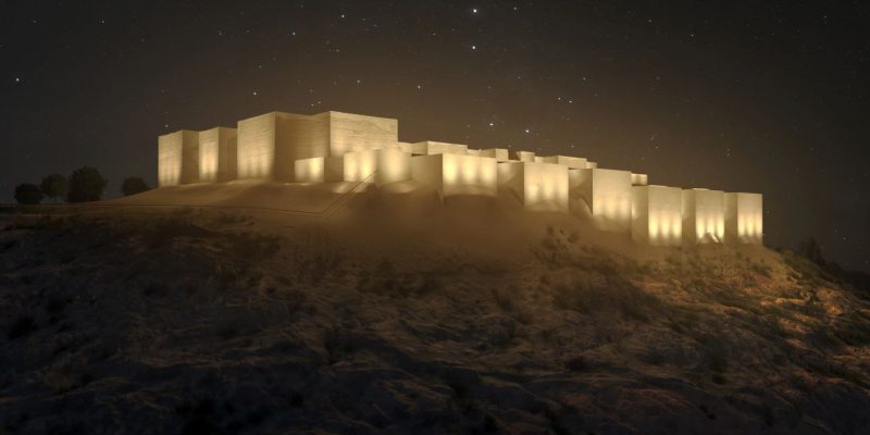 Renders Fase 2 restauración castillejo - Nocturna 2